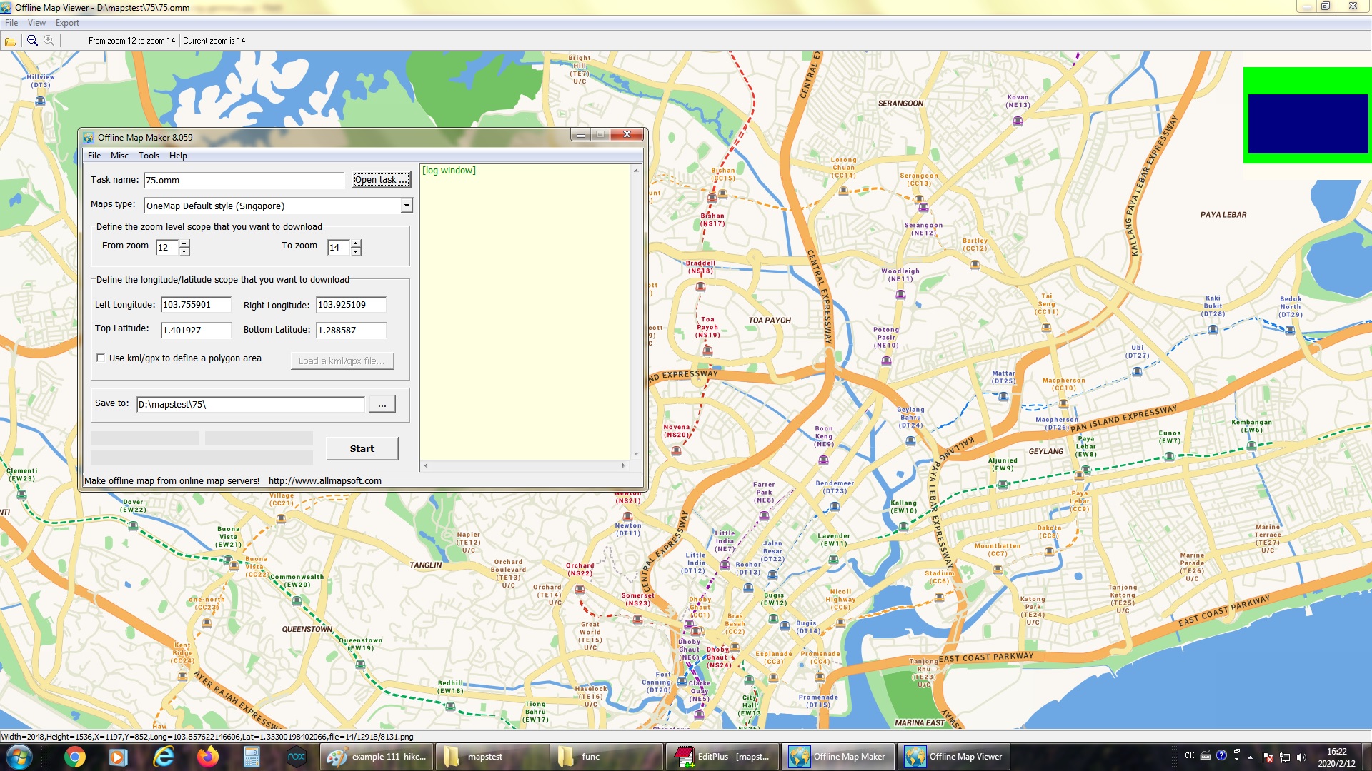 AllMapSoft Offline Map Maker 8.270 free instals