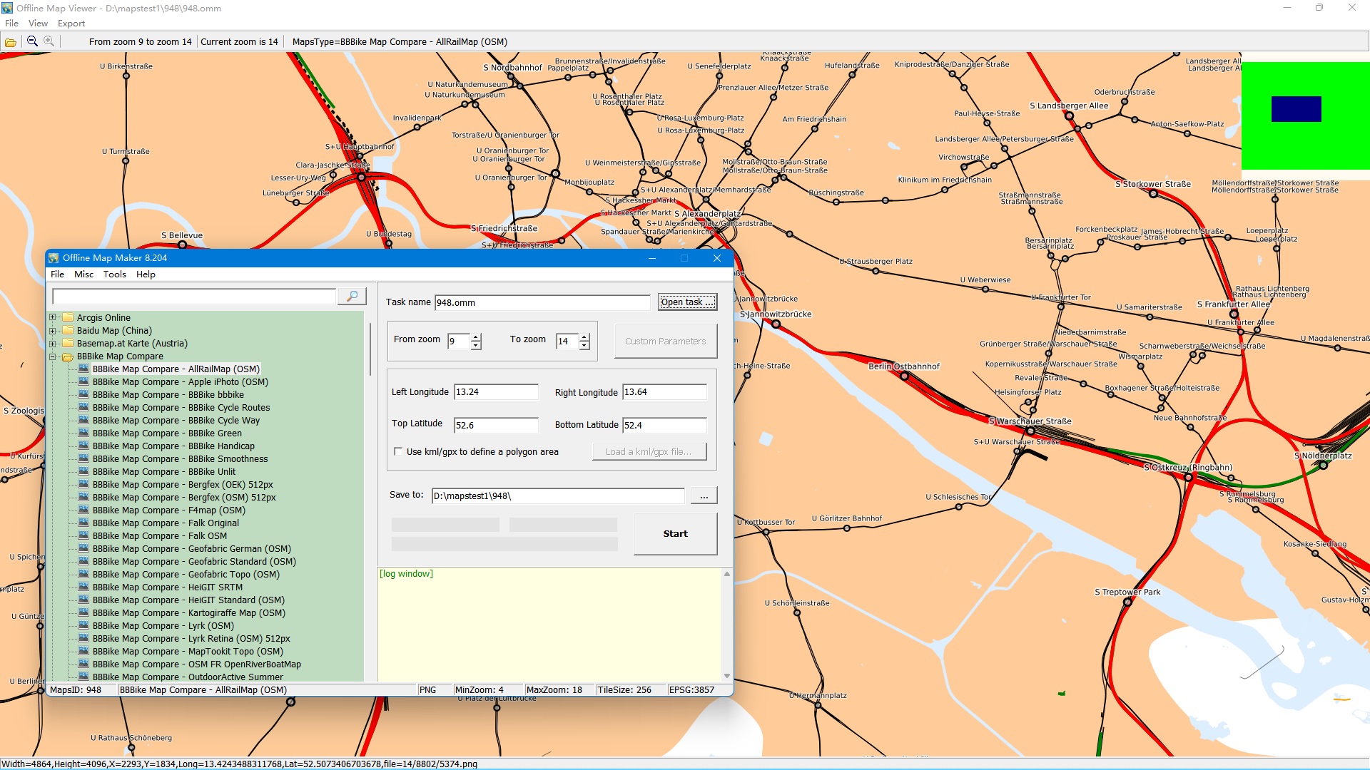 download the new AllMapSoft Offline Map Maker 8.270